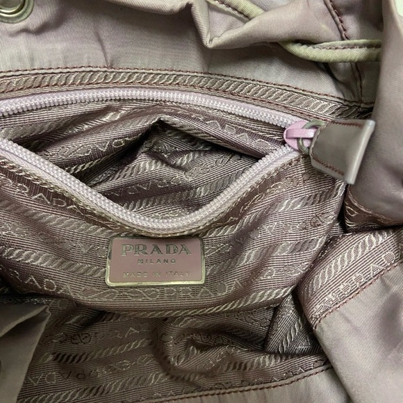 Prada Lavender Nylon Backpack - Picture 9 of 16